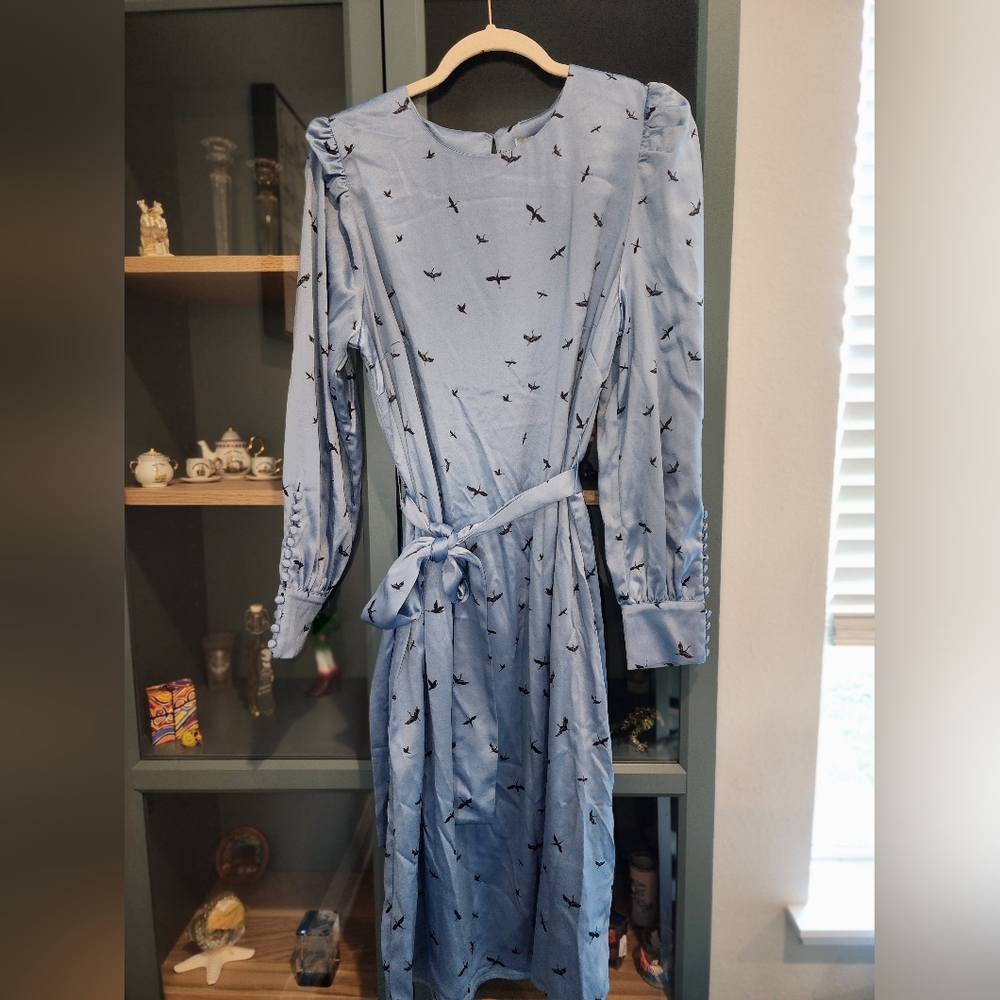 H&M blue dress size 16